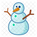 Snowman Christmas Winter Icône