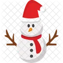 Snowman Christmas Winter Icon