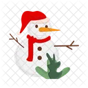 Snowman Winter Snow Icon