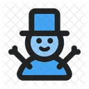 Snowman Snow Man Icon