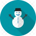 Snowman Celebration Decoration Icon