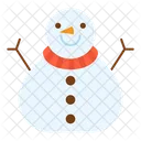 Snowman Snow Weather Icon