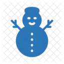 Snowman Christmas Ice Icon