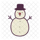 Snowman Snow Doll Winter Icon
