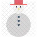 Snowman Christmas Snowman Snowperson Icon