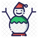 Decoration Snow Snowman Icon