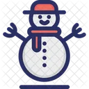 Snowman Winter Christmas Icon
