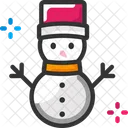 Snowman Xmas Christmas Icon