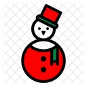 Snowman Celebration Christmas Icon