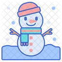 Snowman Snow Man Winter Icon