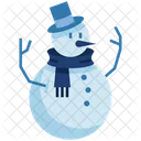 Snowman Christmas Snow Icon