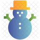 Snowman Winter Easter Icon