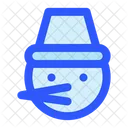 Christmas Cold Snowman Icon