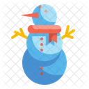 Snowman Xmas Winter Icon