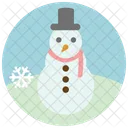 Snowman Winter Icon