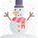 Snowman Snow Frost Icon