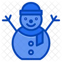 Snowman Snow Winter Christmas Cold Icon
