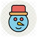 Snowman Christmas Winter Icon