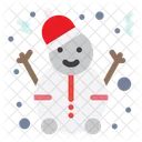 Snowman Christmas Winter Icon