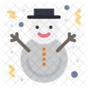 Snowman Christmas Winter Icon