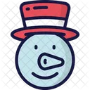 Snowman Character Holidays Icon