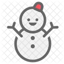 Snowman Christmas Icon