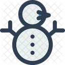 Snowman Snow Winter Icon