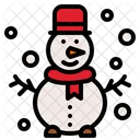 Snowman Snow Christmas Snowman Icon