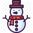 Snowman Xmas Winter Icon