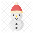 Snowman Christmas Winter Icon