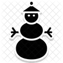 Snowman Christmas Snowman Snowperson Icon