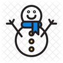 Snowman Snow Seasonal Icon