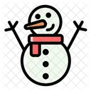 Snowman Winter Snow Icon