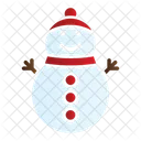 Snowman Freeze Xmas Icon