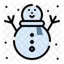 Snowman Holiday Decoration Icon