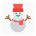 Snowman Iceman Winter Icon