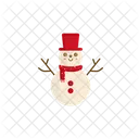 Snowman Christmas Winter Icon