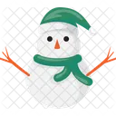 Snowman Cute Holiday Icon