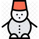 Snowman Christmas Holidays Icon