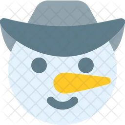 Snowman Cowboy  Icon