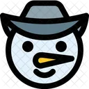 Snowman Cowboy  Icon