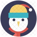 Snowman Face  Icon