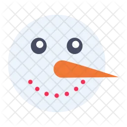 Snowman face  Icon