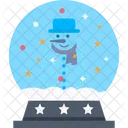 Snowman globe  Icon