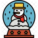 Snowman globe  Icon