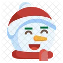 Snowman Happy Happy Fun Icon