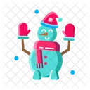 Snowman Winter Holiday Icon