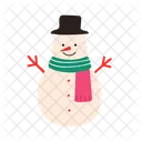 Snowman Christmas Holidays Icon