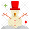 Snowman Christmas Xmas Icon