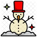 Snowman Christmas Xmas Icon